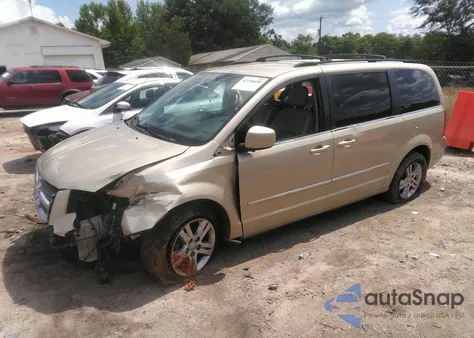 2010 Dodge Grand Caravan Sxt из США, поврежденный, VIN 2D4RN5DX8AR316625